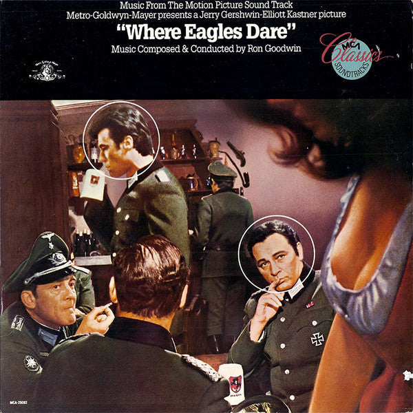 Release: "Where Eagles Dare" Music From The Motion Picture Sound Track-Vinyl-US-1986-MCA 25082-2329563