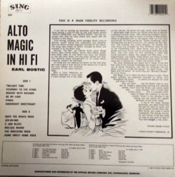 Alto Magic In Hi-Fi A Dance Party With Bostic