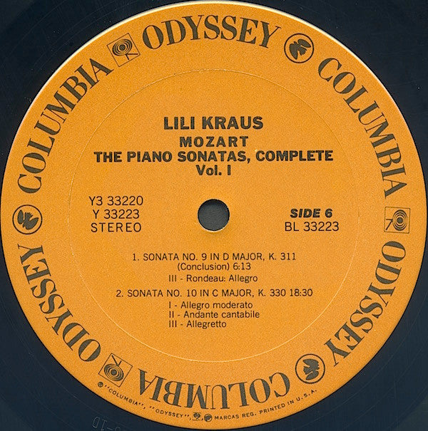 The Piano Sonatas Complete Vol. I