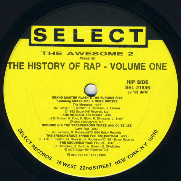 The Awesome 2 Present The History Of Rap (Volume One)
