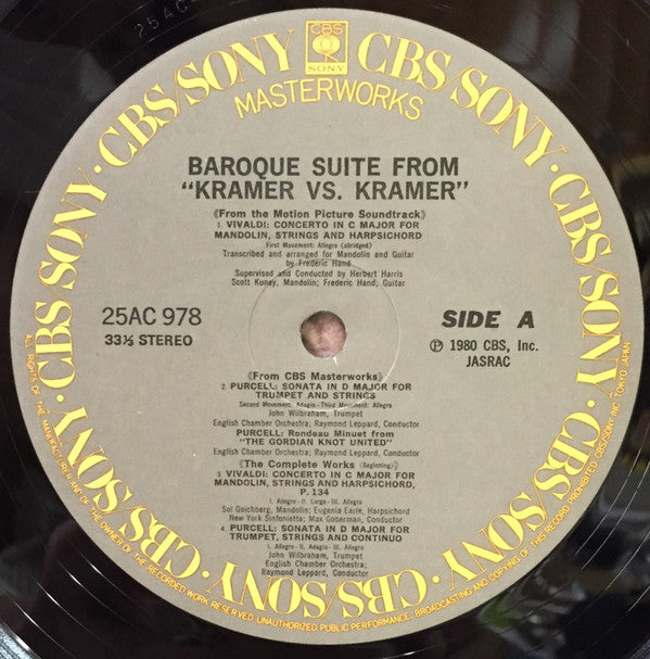 Kramer Vs. Kramer (Soundtrack)