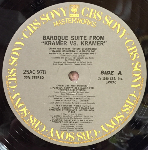 Kramer Vs. Kramer (Soundtrack)