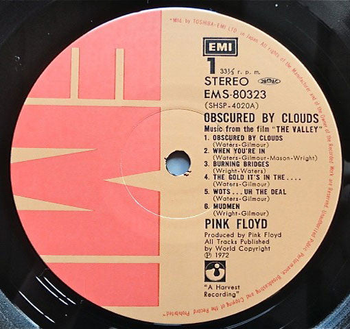 Obscured By Clouds = 雲の影