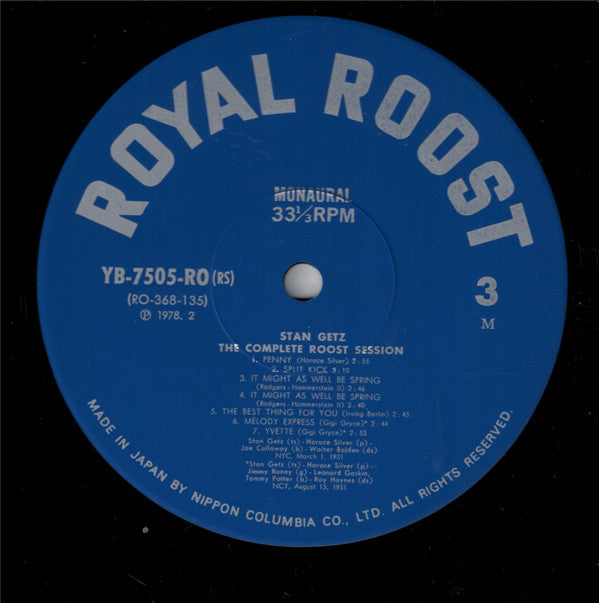 The Complete Roost Session - Split Kick