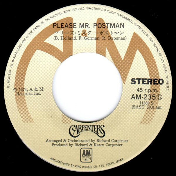 Please Mr. Postman = プリーズ・ミスターポストマン