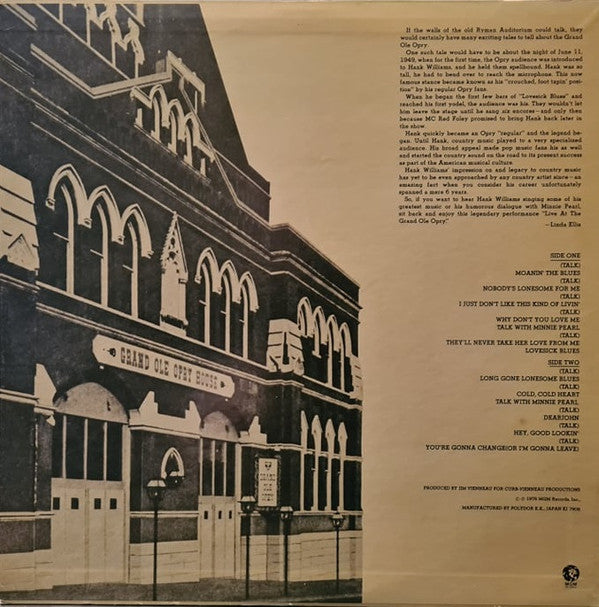 Live At The Grand Ole Opry