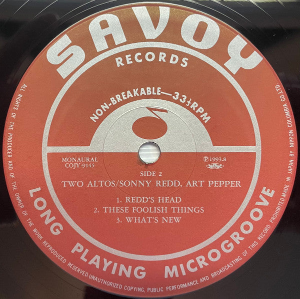 Art Pepper & Sonny Redd