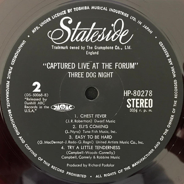 Captured Live At The Forum