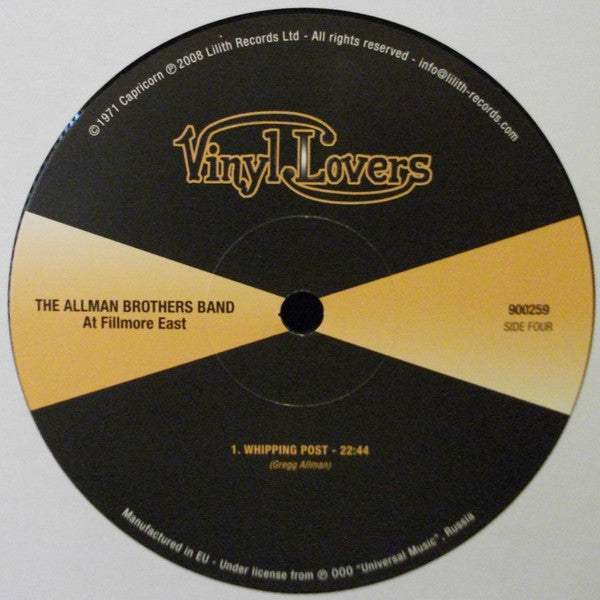 The Allman Brothers Band At Fillmore East