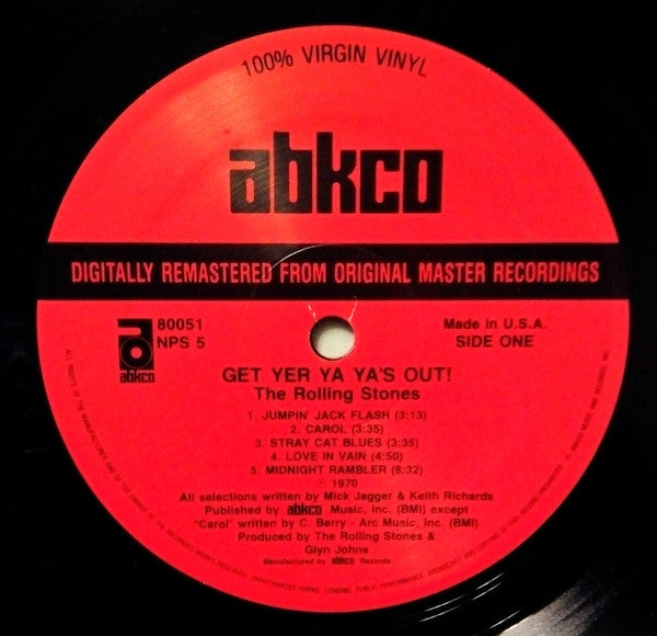 'Get Yer Ya Ya's Out!' The Rolling Stones In Concert