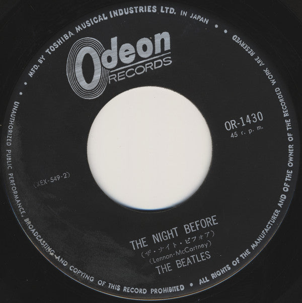 The Night Before / Another Girl