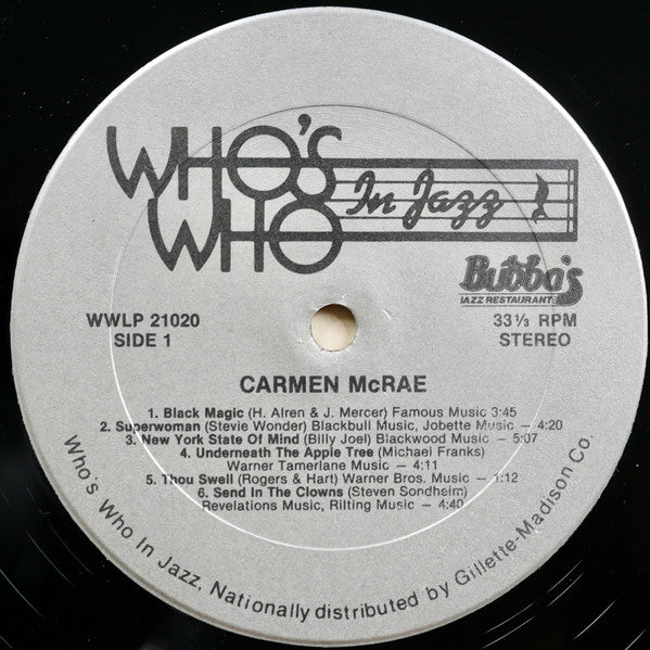 Recorded Live At Bubba's