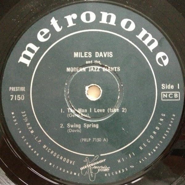 Miles Davis And The Modern Jazz Giants