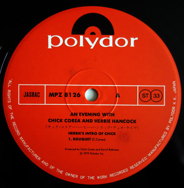 An Evening With Chick Corea And Herbie Hancock