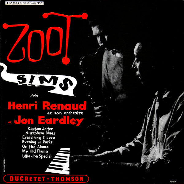 Zoot Sims Avec Henri Renaud Et Son Orchestre Et Jon Eardley