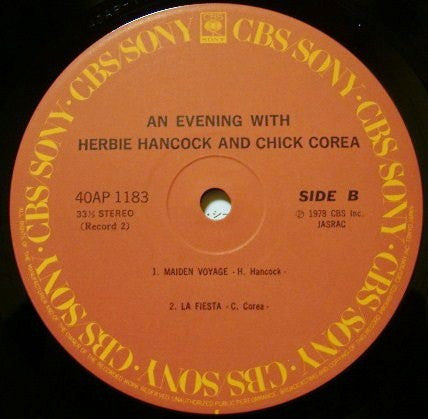 An Evening With Herbie Hancock & Chick Corea In Concert
