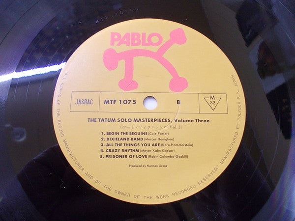 The Tatum Solo Masterpieces, Vol. 3