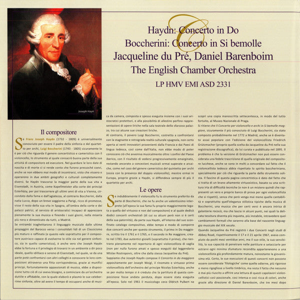 Haydn: Cello Concerto In C / Boccherini: Cello Concerto In B Flat