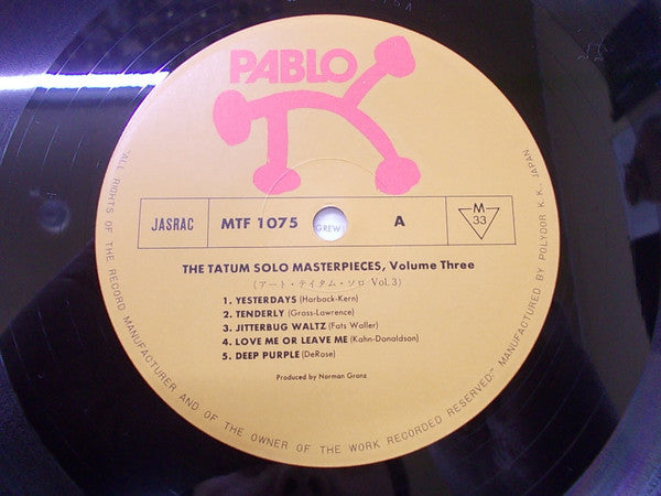 The Tatum Solo Masterpieces, Vol. 3