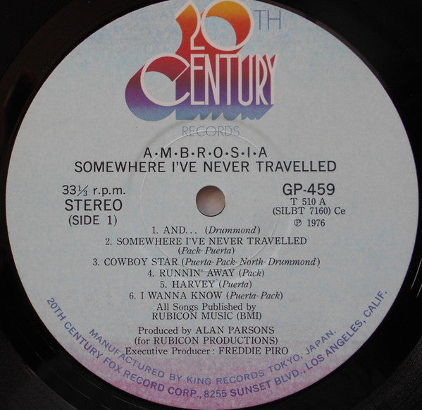 Somewhere I've Never Travelled