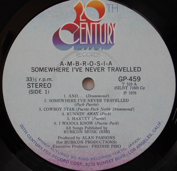 Somewhere I've Never Travelled