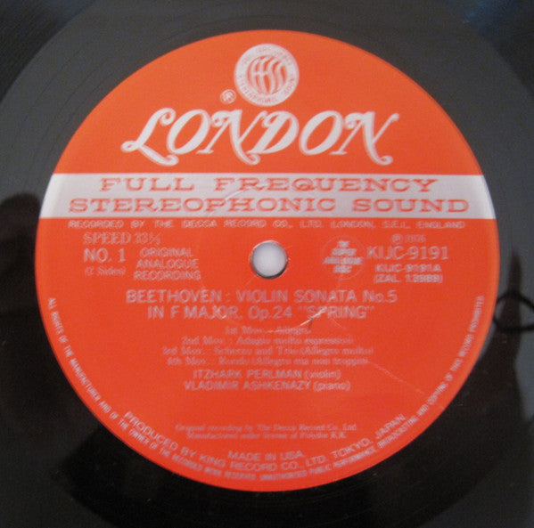 Violin Sonatas No.5 "Spring" & No.4