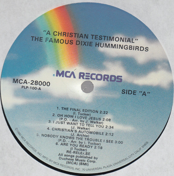 A Christian Testimonial