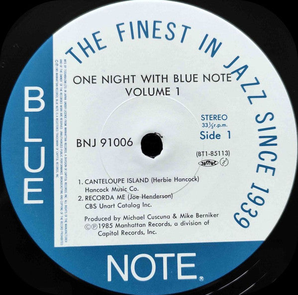 One Night With Blue Note Volume 1