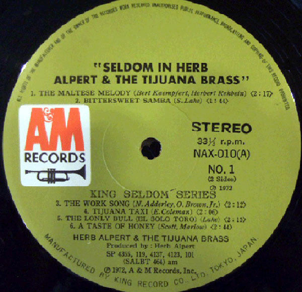 Seldom In Herb Alpert & The Tijuana Brass