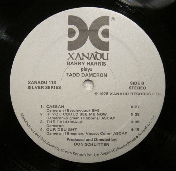 Barry Harris Plays Tadd Dameron