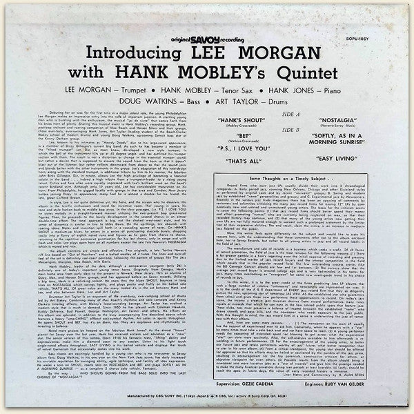 Introducing Lee Morgan