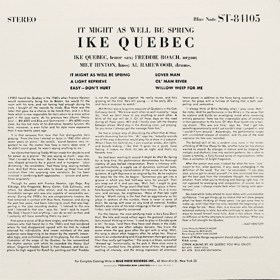 It Might As Well Be Spring