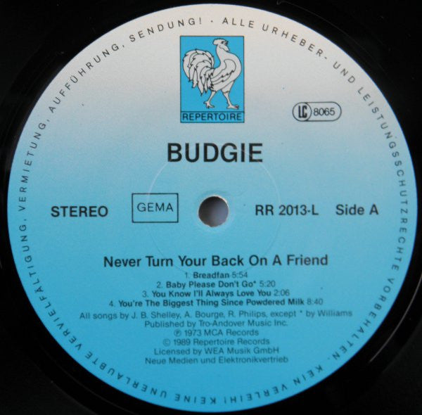 Never Turn Your Back On A Friend