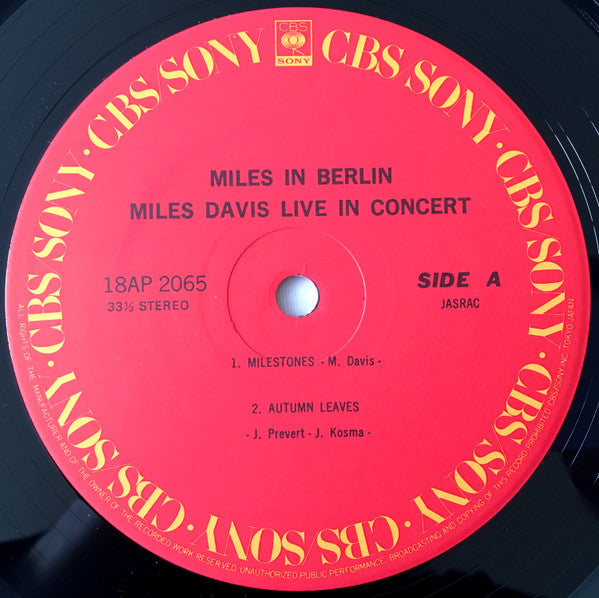 Miles In Berlin