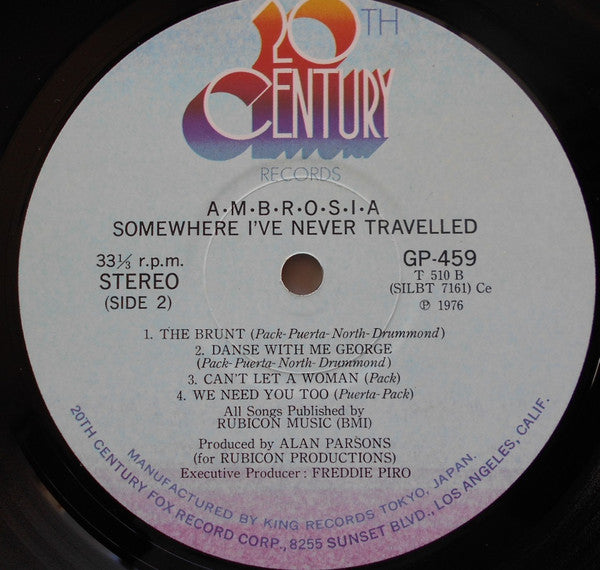 Somewhere I've Never Travelled