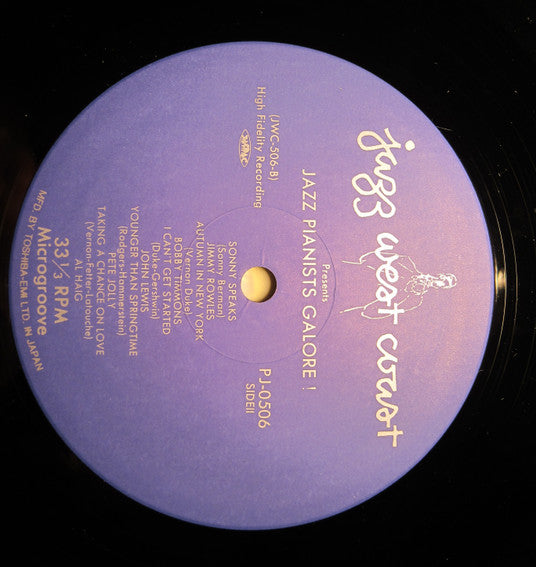 Jazz Pianists Galore