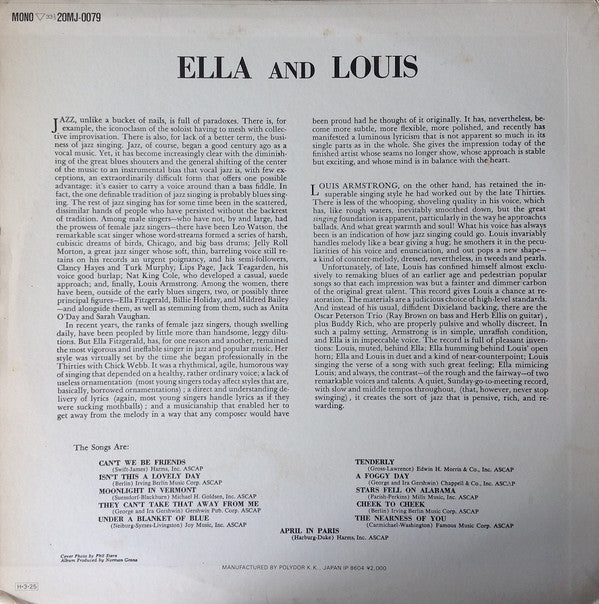 Ella And Louis = エラ・アンド・ルイ
