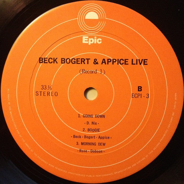 Beck, Bogert & Appice Live