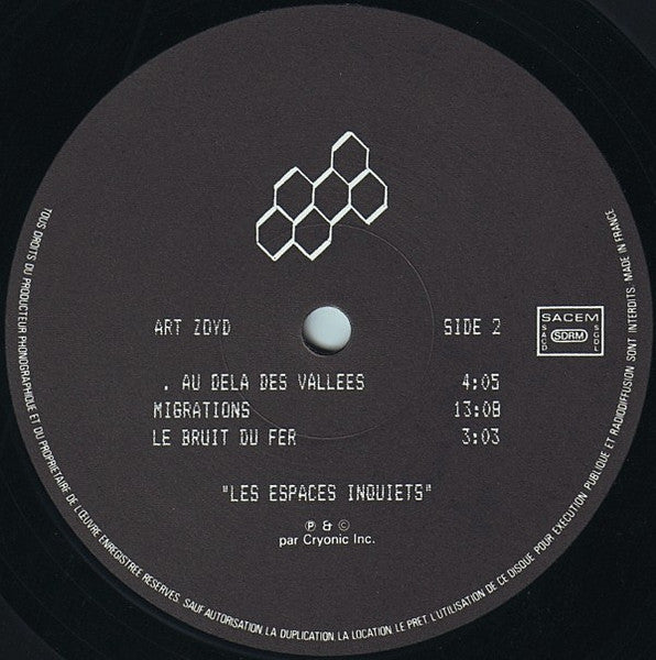 Les Espaces Inquiets