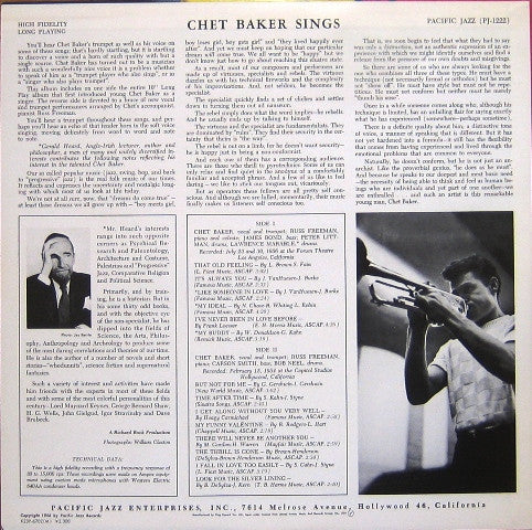 Chet Baker Sings