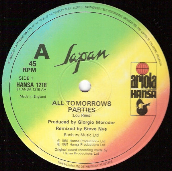 All Tomorrows Parties