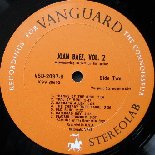 Joan Baez Vol. 2