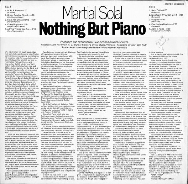 Nothing But Piano
