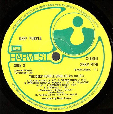 The Deep Purple Singles A's & B's