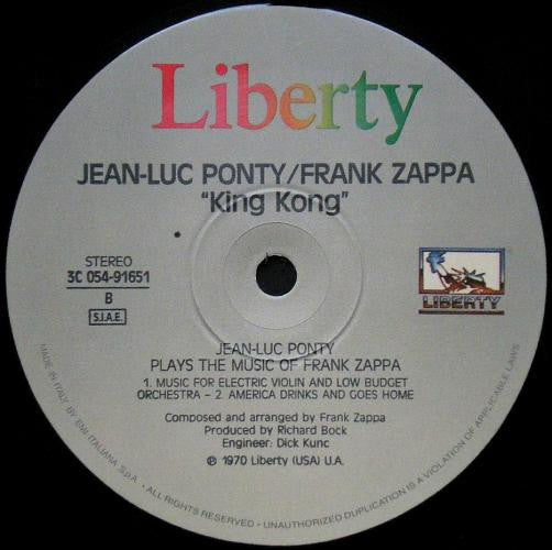 King Kong: Jean-Luc Ponty Plays The Music Of Frank Zappa