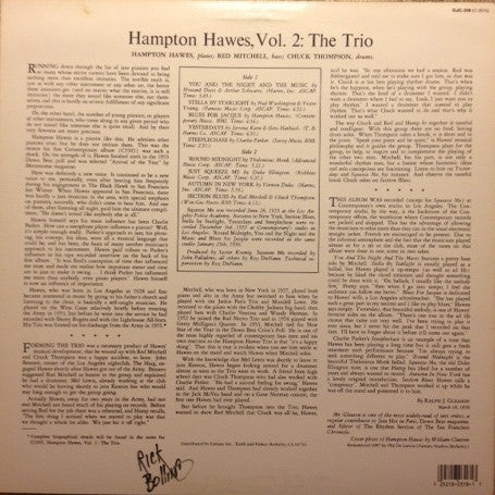This Is Hampton Hawes Vol. 2: The Trio