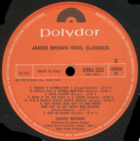 James Brown Soul Classics