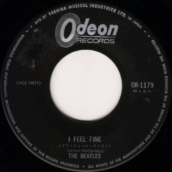 アイ・フィール・ファイン = I Feel Fine / シーズ・ア・ウーマン = She's A Woman