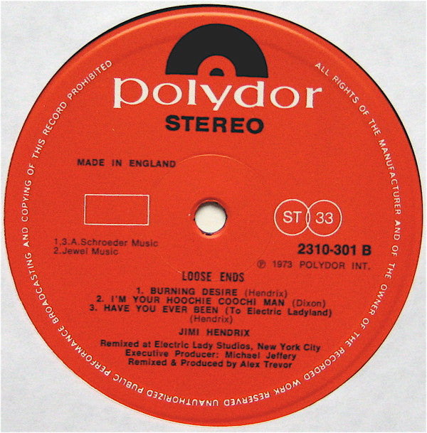 Loose Ends …