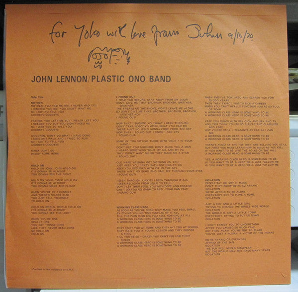 John Lennon / Plastic Ono Band